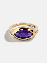 BaubleBar Marquise - 
    Statement gold ring
  
