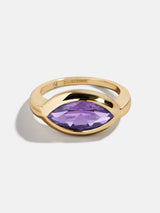 BaubleBar Marquise - 
    Statement gold ring
  
