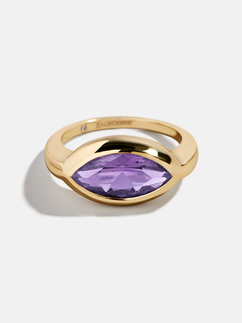 BaubleBar Marquise - 
    Statement gold ring
  
