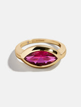BaubleBar Marquise - 
    Statement gold ring
  
