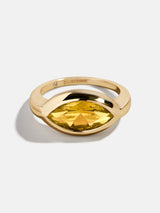 BaubleBar Marquise - 
    Statement gold ring
  
