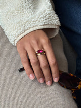 BaubleBar Marquise - 
    Statement gold ring
  

