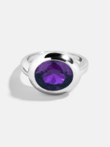 BaubleBar Oval - 
    Statement silver ring 
  
