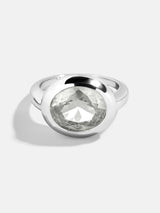 BaubleBar Oval - 
    Statement silver ring 
  
