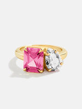 BaubleBar Toi et Moi Custom Birthstone Ring - Gold - 
    25% Off Custom Gifts: The Annual Custom Event
  
