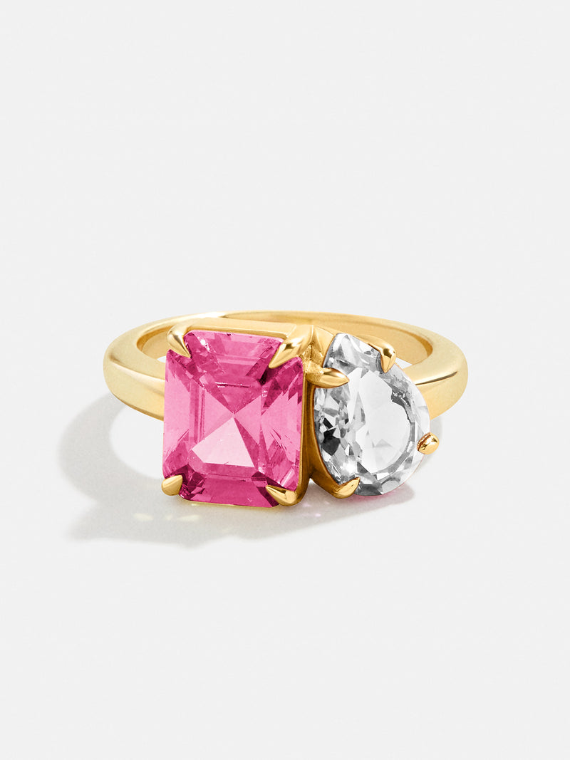 BaubleBar Toi et Moi Custom Birthstone Ring - Gold 7 - 
    25% Off Custom Gifts: The Annual Custom Event
  
