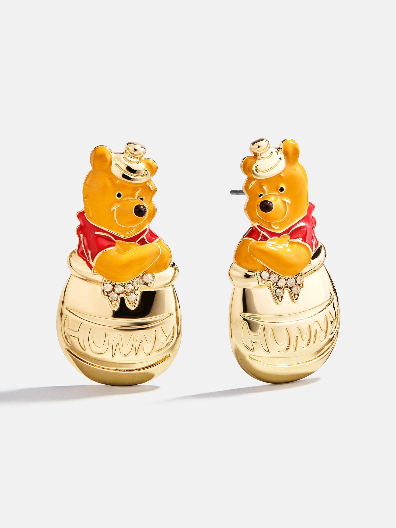 Disney Winnie the Pooh Hunny Statement Earrings - Gold