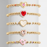 Love Stack Kids' Heart Bracelet Set - Heart