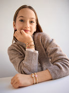 Love Stack Kids' Heart Bracelet Set - Heart