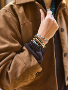 Energy Aligned Evil Eye Bracelet Set - Tiger's Eye