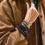 Energy Aligned Evil Eye Bracelet Set - Tiger's Eye