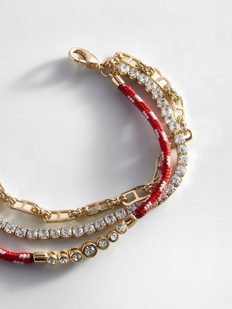 Rowan Semi-Precious Layered Bracelet - Shanghai