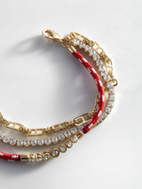 BaubleBar Rowan Semi-Precious Layered Bracelet - Shanghai - 
    Three bracelets for stacking
  
