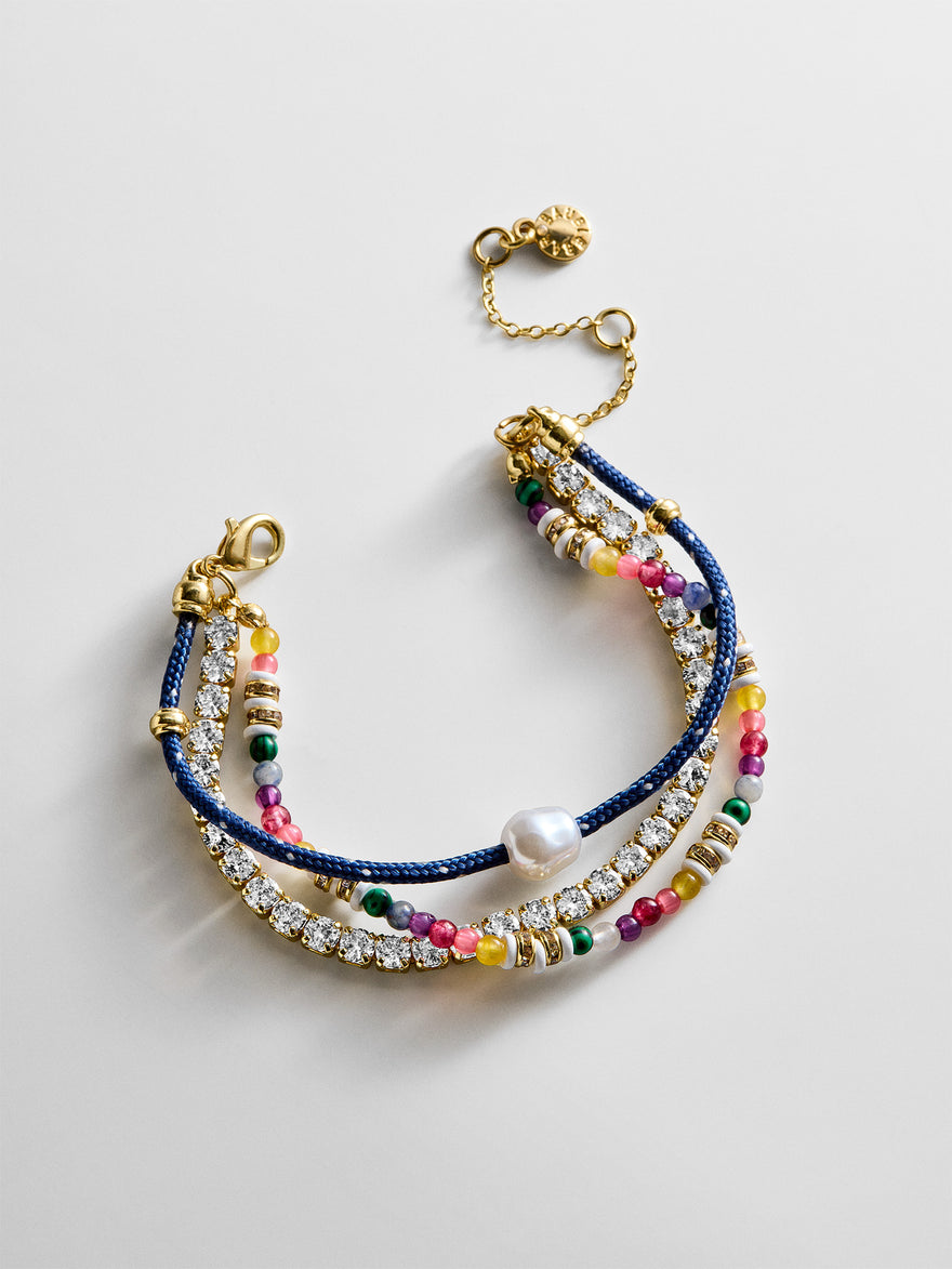 Rowan Semi-Precious Layered Bracelet - St. Barths