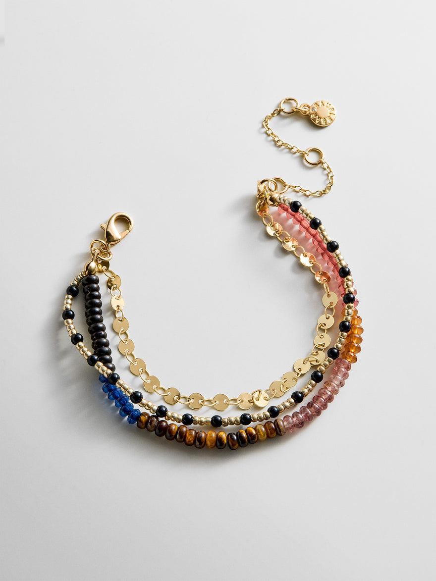 Rowan Semi-Precious Layered Bracelet - Bali