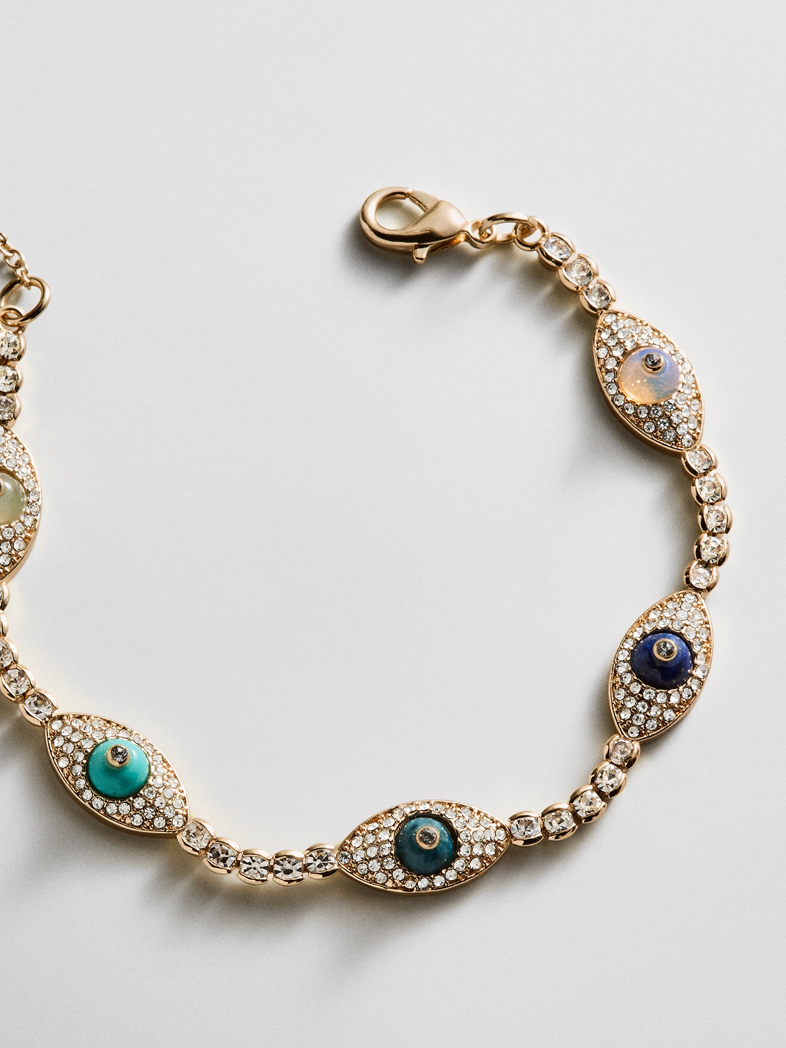 Iris Evil Eye Tennis Bracelet - Iris Evil Eye – Adjustable