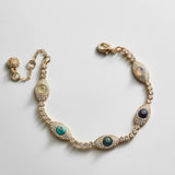 Iris Evil Eye Tennis Bracelet - Iris Evil Eye