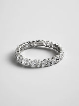 BaubleBar Alexandra Sterling Silver Crystal Ring - Silver/Pavé - 
    Cubic Zirconia Ring 
  
