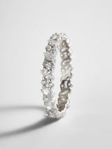BaubleBar Alexandra Sterling Silver Crystal Ring - Silver/Pavé - 
    Cubic Zirconia Ring 
  
