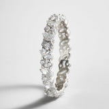 Alexandra Sterling Silver Crystal Ring - Silver/Pavé