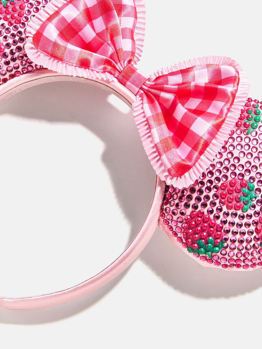 Disney Minnie Mouse Strawberry Ears Headband - Minnie Mouse Strawberry Ears