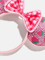 BaubleBar Disney Minnie Mouse Strawberry Ears Headband - Minnie Mouse Strawberry Ears - 
    Pink Disney ears
  
