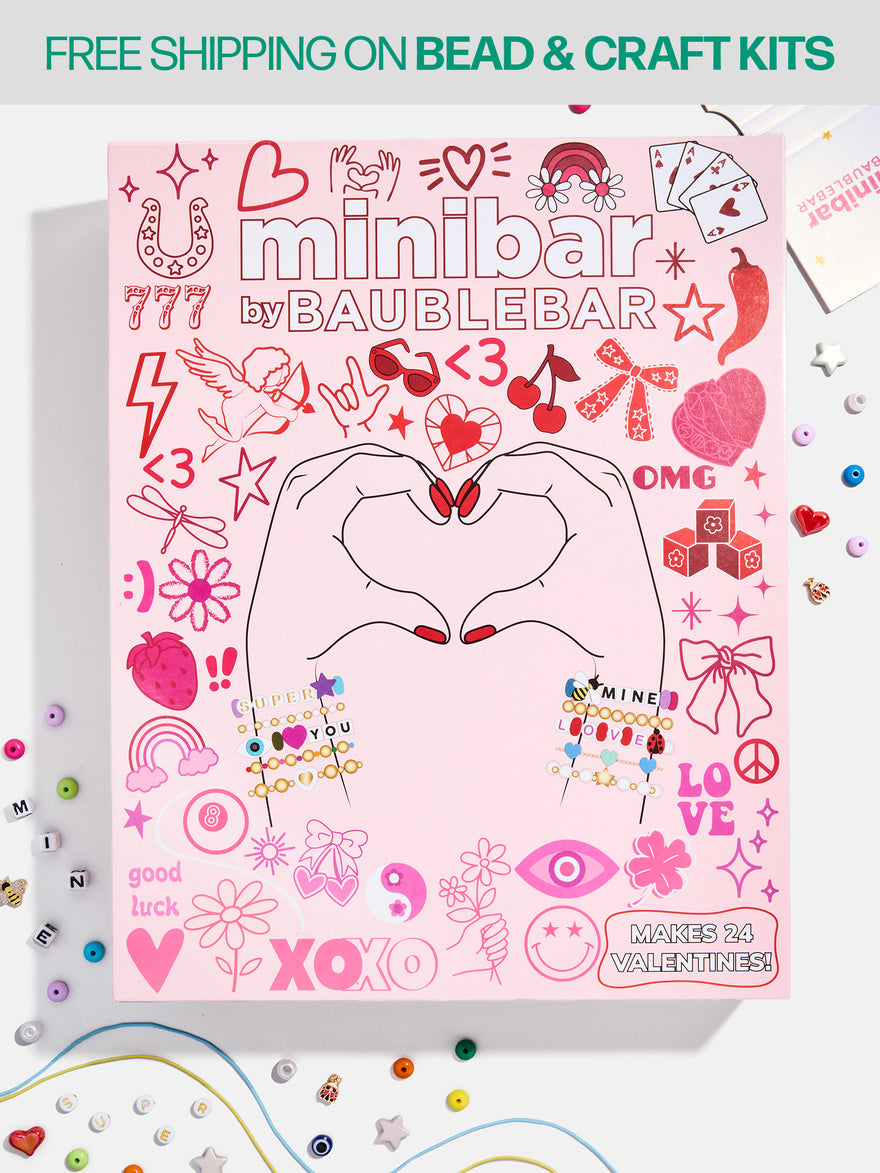 Kids’ DIY Valentine Bracelet Craft Kit - Valentine Bracelet DIY Kit