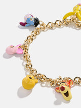 BaubleBar Disney Winnie the Pooh Charm Bracelet - Gold - 
    Enamel charms on a chunky gold chain
  
