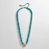 Positive View Semi-Precious Evil Eye Necklace - Turquoise