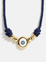 BaubleBar Eye Candy Evil Eye Paracord Necklace - Gold/Blue - 
    Necklace with charm
  
