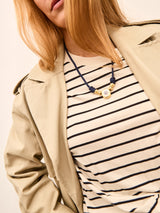 BaubleBar Eye Candy Evil Eye Paracord Necklace - Gold/Blue - 
    Necklace with charm
  
