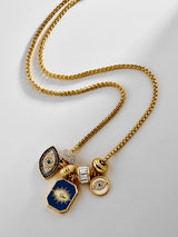 BaubleBar Evil Eye Charm Necklace - Lapis Evil Eye - 
    Enjoy 20% Off: Big Summer Kickoff
  
