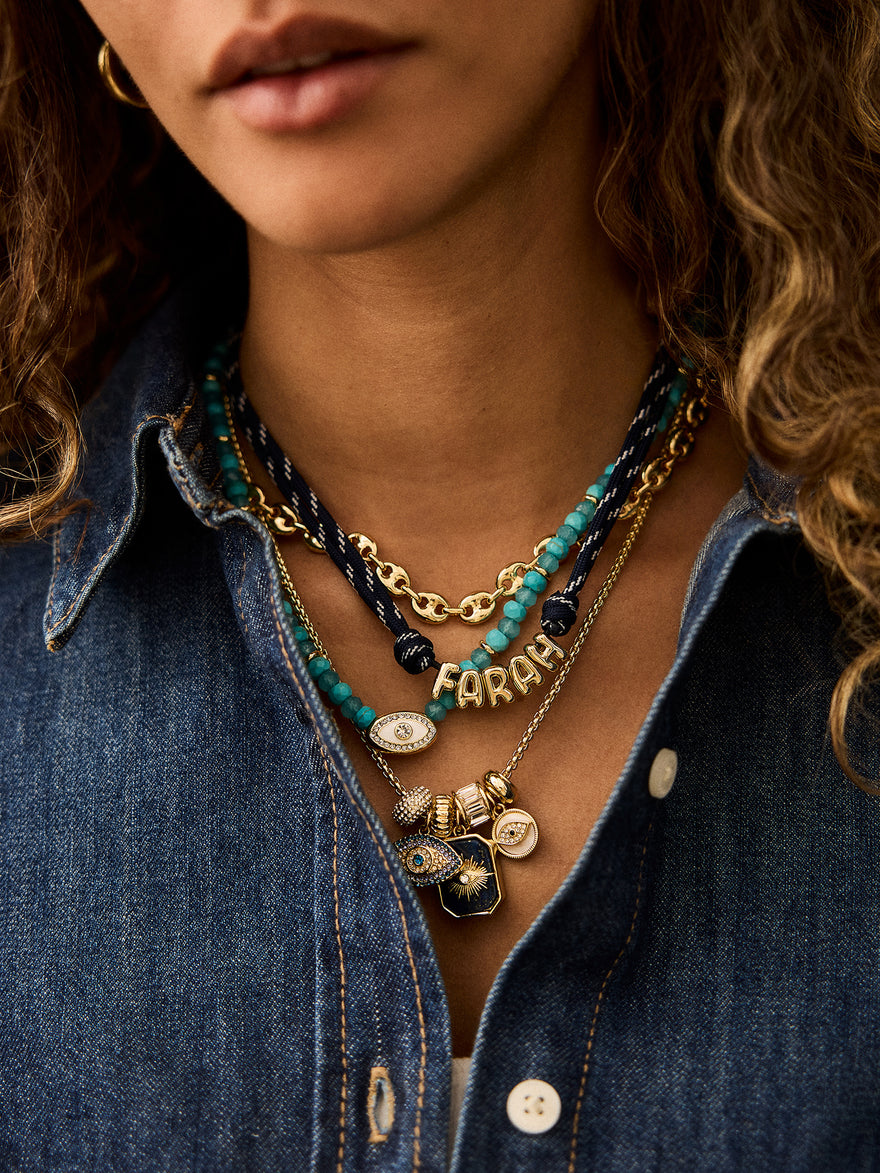 Evil Eye Charm Necklace - Evil Eye