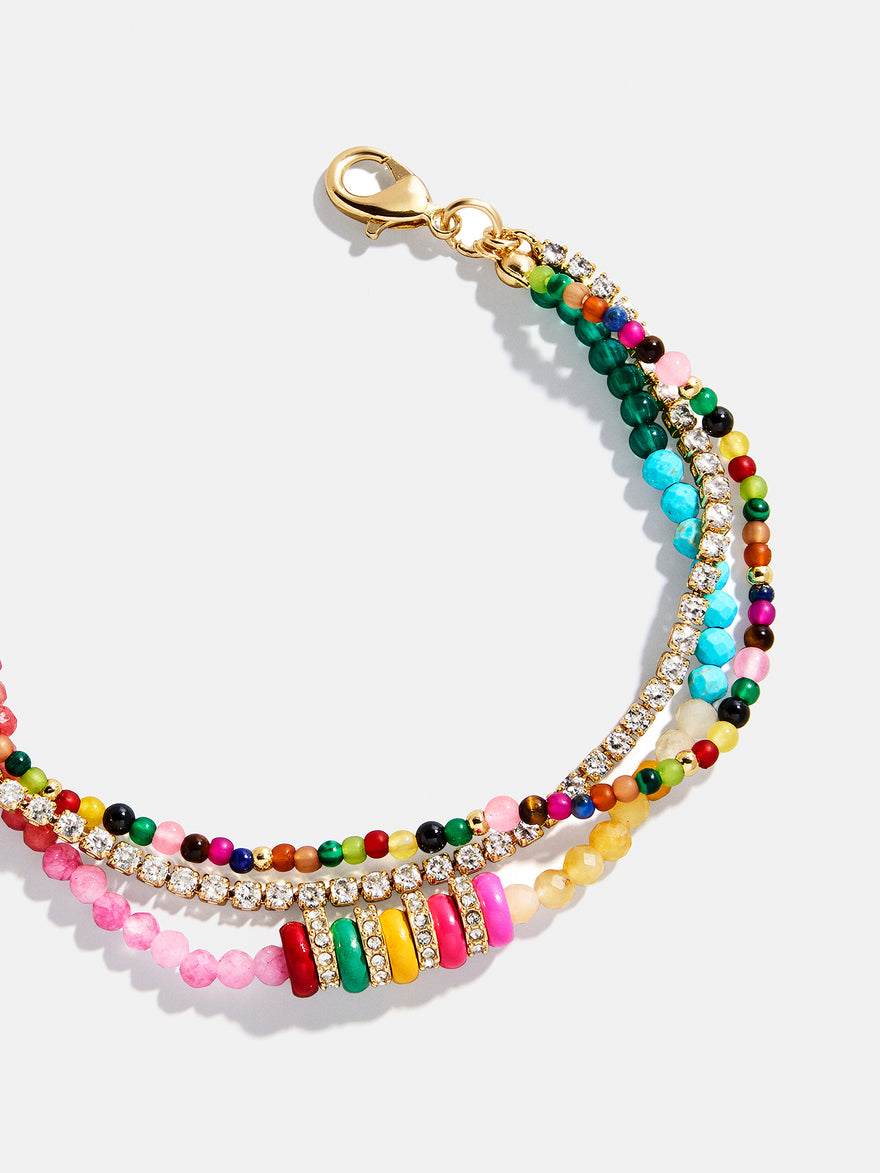 Rowan Semi-Precious Layered Bracelet - Sao Paulo