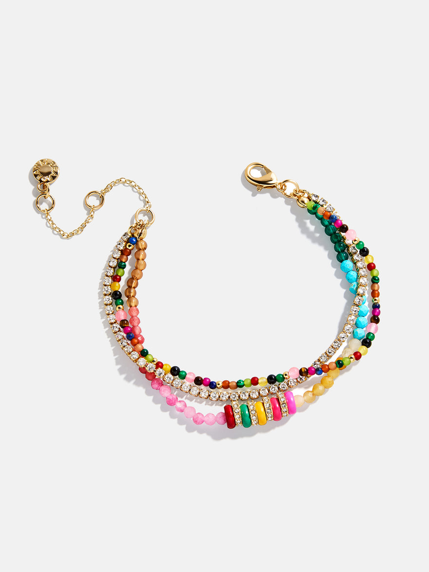 Rowan Semi-Precious Layered Bracelet - Sao Paulo
