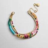 Rowan Semi-Precious Layered Bracelet - Sao Paulo