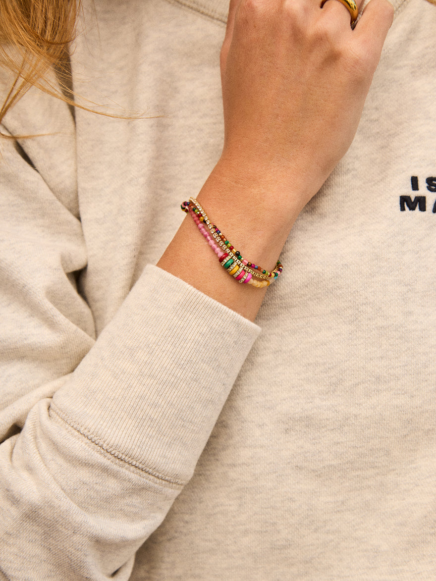 Rowan Semi-Precious Layered Bracelet - Sao Paulo