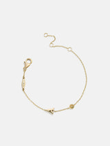 BaubleBar 18K Gold Initial Birthstone Custom Bracelet - Topaz - 
    20% OFF ONE WEEK ONLY
  
