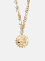 BaubleBar Initial Custom Medallion Necklace - Gold - 
    25% Off Custom Gifts: The Annual Custom Event
  
