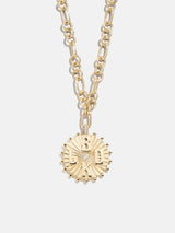 BaubleBar Initial Custom Medallion Necklace - Gold - 
    25% Off Custom Gifts: The Annual Custom Event
  
