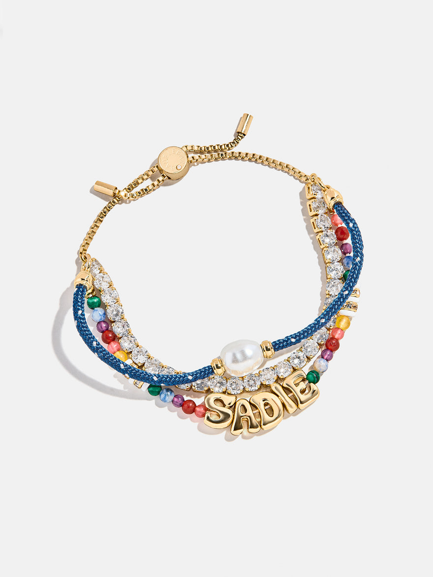 Rowan Semi-Precious Custom Layered Bracelet - St. Barths