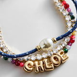 Rowan Semi-Precious Custom Layered Bracelet - St. Barths