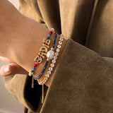 Rowan Semi-Precious Custom Layered Bracelet - St. Barths