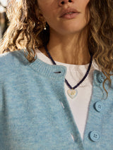 BaubleBar Semi-Precious Heart Custom Initial Necklace - Moonstone - 
    Made with Love: 15% Off Custom
  
