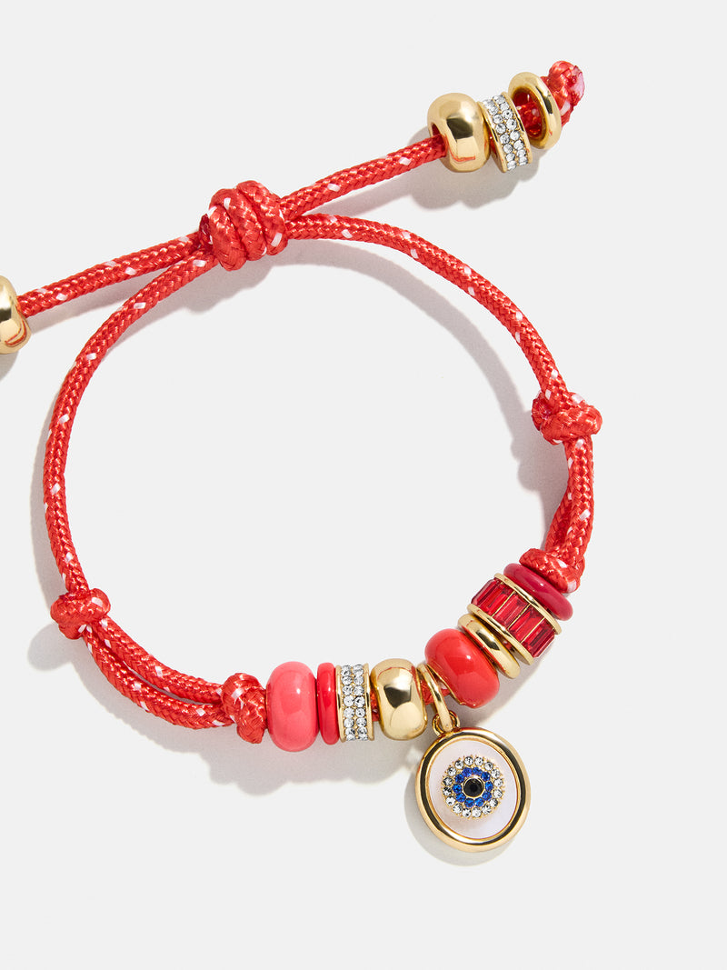 Eye Candy Evil Eye Paracord Bracelet - Red