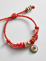 BaubleBar Eye Candy Evil Eye Paracord Bracelet - Red - 
    Enjoy 25% Off: It’s the Big Biannual Event
  

