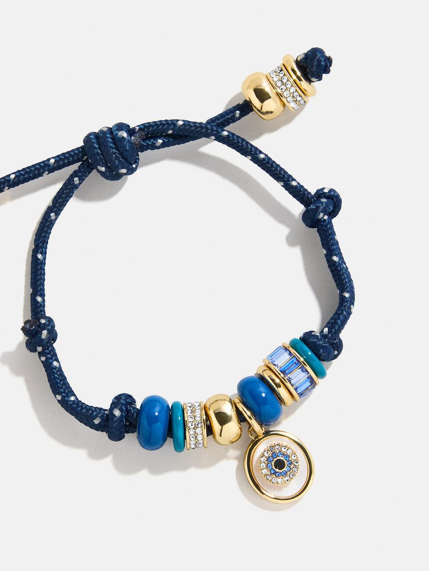 Eye Candy Evil Eye Paracord Bracelet - Blue
