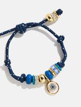 BaubleBar Eye Candy Evil Eye Paracord Bracelet - Blue - 
    Beaded bracelet for stacking
  
