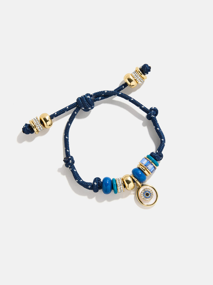 Eye Candy Evil Eye Paracord Bracelet - Blue