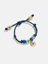 BaubleBar Eye Candy Evil Eye Paracord Bracelet - Navy - 
    Beaded bracelet for stacking
  
